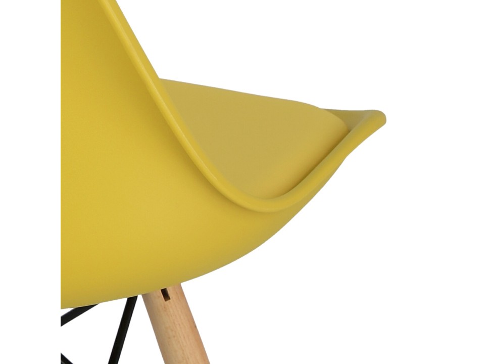 Krzesło Norden DSW PP żółte 1610 - Intesi